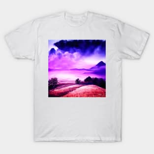 Purple Haze Landscape T-Shirt